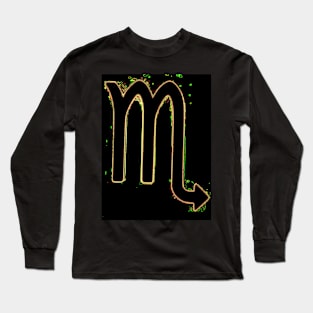 Scorpio Zodiac Art Long Sleeve T-Shirt